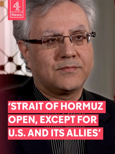 Iran's Ambassador to the UK Seyed Ali Mousavi tells Channel 4 News that