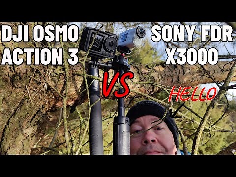 Dji Osmo Action 3 (2022) vs Sony Fdr X3000 (2016) is it really a BIG UPGRADE? Side by Side🤯