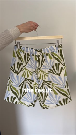Sewing My Best-Selling Men's Shorts Pattern in DREAMY Linen 🌿 #shortssewing #sewingpattern