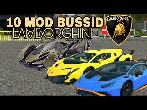 10 Mod Bussid Mobil LAMBORGHINI | Bus Simulator Indonesia