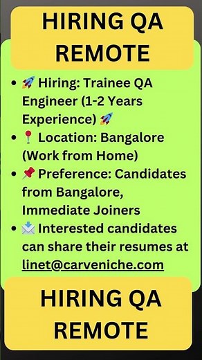 Testing Jobs | IT Jobs| WFH Jobs| Rd Automation Learning