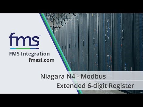 Niagara Modbus extended 6-digit register