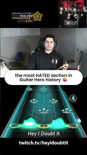 Most HATED section in Guitar Hero History #guitarhero #clonehero