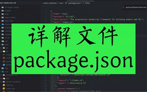 详解package.json里面的配置