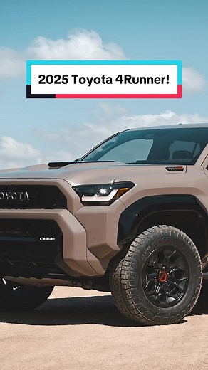 The 6th gen @Toyota 4Runner is here! The 2025 Toyota 4Runner is heavily based on the Toyota Tacoma, sharing the iForce and iForce Max powertrains, the 8 speed automatic transmission, and most of the same off-road hardware. The new Toyota 4Runner also carries over most of the Toyota Tacoma interior as well. For 2025, the Toyota 4Runner has NINE different trims, from SR5 all the way up to Platinum (a first on the Toyota 4Runner). Megan LOVES the way the new Toyota 4Runner looks, especially in TRD 