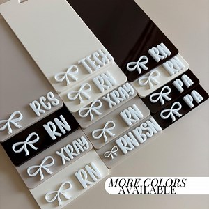 Custom Badge Buddy ID Holder for Vet Tech Badge Registered Nurse ID Holder Cute NICU Nurse Work Badge Healthcare Worker Badge Accessory - Etsy