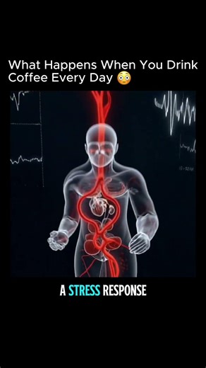 What actually happens inside your body when you consume caffeine daily?#health #education #shorts