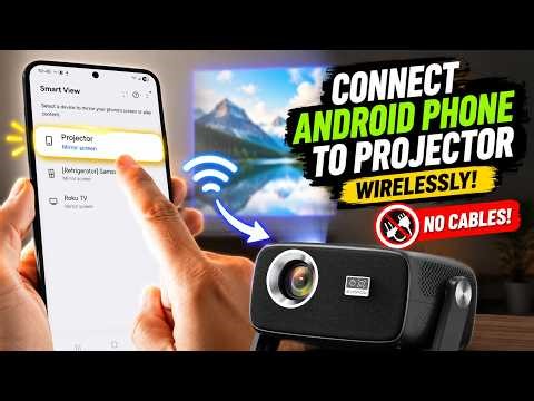Connect Android Phone to Projector Wirelessly - No Cables!