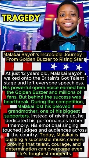 Malakai Bayoh's Incredible Journey | From Golden Buzzer to Rising Star