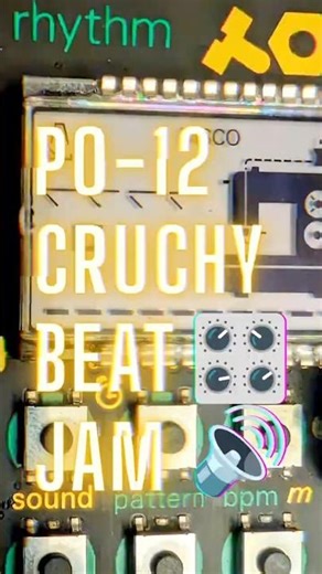Pocket Operator PO-12: The Crunchiest Beat Machine