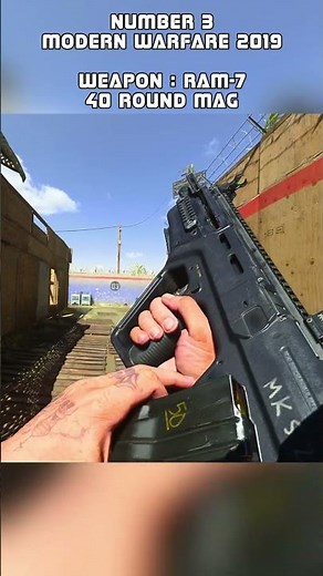 Top 5 Best Assault Rifle Reload Part 2 : Modern Warfare 2019 #warzone #callofduty #gaming #top5