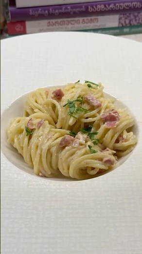 Creamy Bacon Pasta Recipe | Easy & Quick Dinner Idea #music #recipe