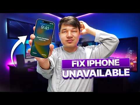 How to Fix the iPhone Unavailable Problem 2025