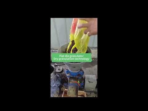 🔧 Flat Die Extrusion Granulator — Efficient Dry Granulation Solution