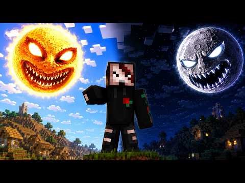 I survived the Cursed Moon and Sun in Minecraft