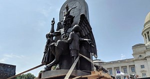 A Satanic Monument Was Just Erected In Front Of Arkansas' State Capitol