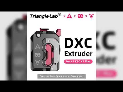 Trianglelab&Phaetus DXC Extruder Without Motor Extrusion Mechanism Kit For CREALITY K1 K1C K1 Max 3D