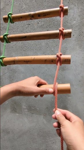 How to Tie a Rope Ladder Knot | Quick & Easy DIY.