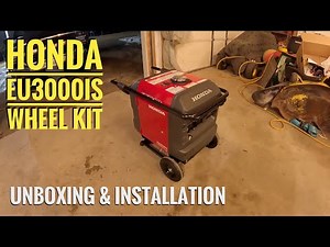 Honda EU3000iS 2 Wheel Kit Installation And Unboxing! Is It Worth The Cost?