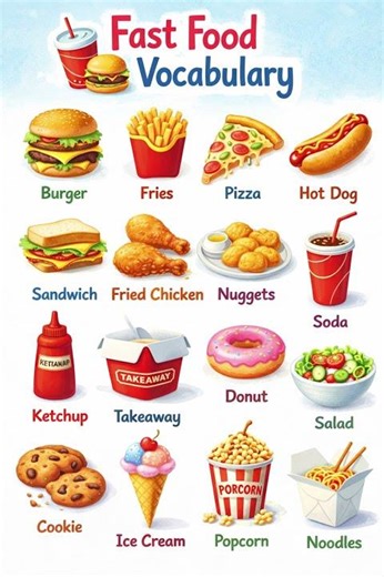 Fast Food Vocabulary