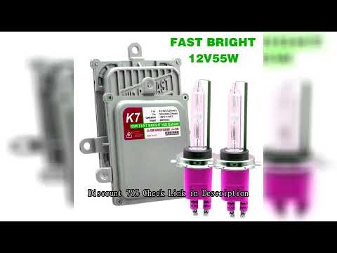 AC 12V 55W Quick Start Slim Ballast HID Xenon Conversion Headlight Kit H4 H1 H3 H7 H11 9005 HB3 9006