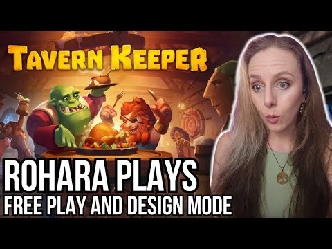 Making My Own CUSTOM Tavern! | Free Play and Design Mode | Tavern Keeper | Nov 6th VOD