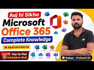 Learn Microsoft Office 365 in One Live Class | Complete Guide for Beginners 2026
