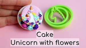 8.2K views · 157 reactions | Unicorn Cake with flowers濾Polymer Clay Detailed tutorial on my YouTube channel: https://youtu.be/Ma33YK5JXTo Subscribe to my channel not to miss new videos: www.youtube.com/c/SweetMiniDollHousePavlovaSvetlana | Sweetminidollhouse | Facebook