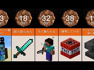 Minecraftの痛みの比較