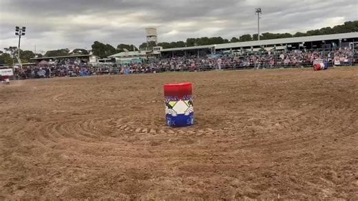 Kapunda Rodeo 2025 Tiana riding another little horse for their first time together ❤️ | Claire Schaefer