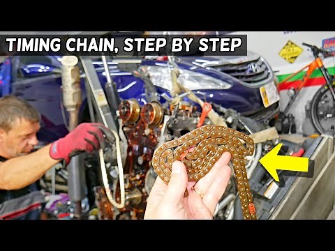 HYUNDAI SONATA TIMING CHAIN REPLACEMENT REMOVAL