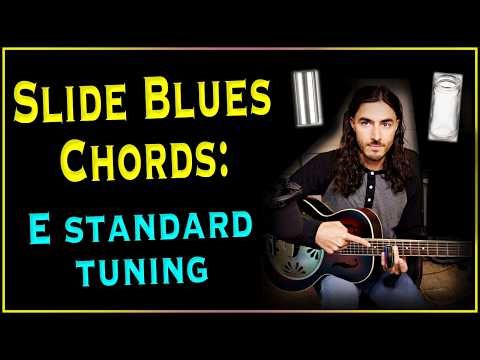 How to Play Slide Chords in Standard Tuning | 12 Bar Blues in E