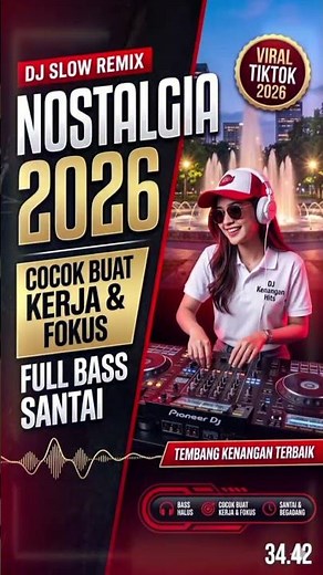 DJ SLOW REMIX NOSTALGIA 2026 - Cocok Buat Kerja & Fokus! ✨ #djnostalgia #remix