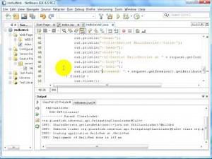 Simple Web App using NetBeans and GlassFish v3