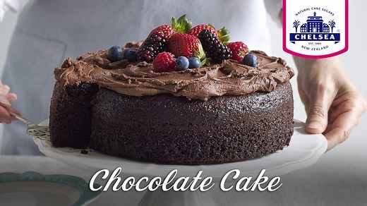 The easiest chocolate cake you’ll ever make! Watch it being made here. Learn more: http://www.chelsea.co.nz/browse-recipes/chelseas-favourite-chocolate-cake/ | Chelsea Sugar
