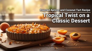 Roasted Apricot and Coconut Tart Recipe – Tropical Twist on a Classic Dessert