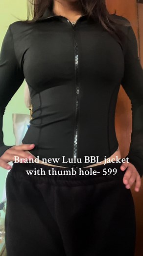 Buy Brand New Lulu BBL Jacket with Thumb Hole