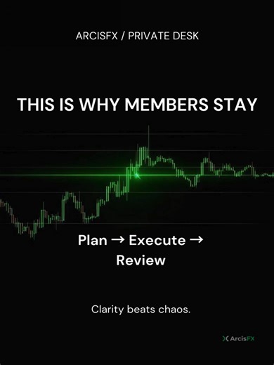 Members don’t stay for hype. They stay for clarity. Watching trades get structured, sized, and managed in real time changes how you approach the market - fast. If you’ve been trading alone, this is your invitation to step into a real environment for 14 days. Link in bio.