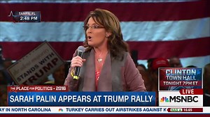 2.4M views · 19K shares | Sarah Palin: We don't have time for "all that petty, punk-ass little thuggery stuff that's been going on with these quote-unquote protestors" at Trump's rallies | All In with Chris Hayes | Facebook