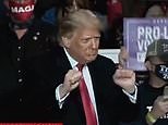 President trump dances to 'YMCA' after massive rally in PA