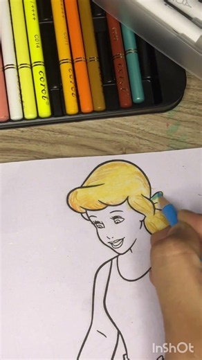 Cinderella Disney princess coloring book part 1