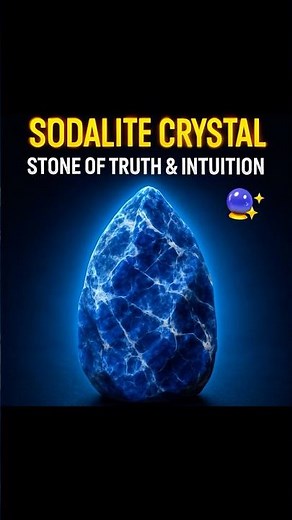 Sodalite Crystal: Stone of Truth & Intuition 🔮✨