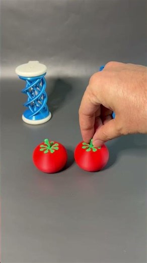 This 3D Printed Tomato Spins Into an Illusion 🍅#3dprinting #shorts
