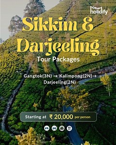 Sikkim awaits! Explore the uncharted beauty of Sikkim with our top tour packages! • Breathtaking Himalayan views • Lush green valleys & ancient monasteries Ready to unwind in nature's lap? Book now and get ready for a lifetime experience! | holidify.com