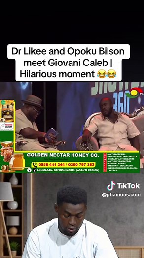Dr Likee and Opoku Bilson's Funny Encounter with Giovani Caleb