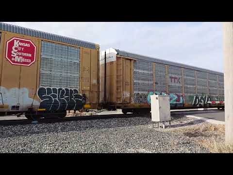 A westbound foreign power train at west Fostoria Ohio