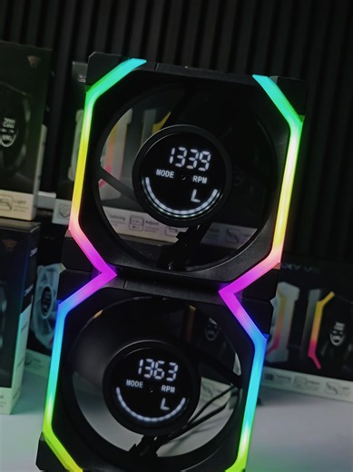 🔥🌀 JUNGLE LEOPARD GALAXY V2 120MM RGB FAN – POWERFUL & SILENT COOLING! 🌀🔥 Upgrade your PC airflow and RGB looks with the JUNGLE LEOPARD GALAXY V2 120MM FAN 💻✨ Designed for high air pressure, low noise, and easy installation, this fan is perfect for gaming PCs, RGB builds and airflow-focused setups 🚀 ⭐ KEY FEATURES & SPECIFICATIONS ⚙️ 3-SPEED CONTROL (VIA POWER CORD LEVER) • LOW: 600–1300 RPM (±10%) • MEDIUM: 600–1700 RPM (±10%) • HIGH: 600–2100 RPM (±10%) 🌈 DUAL-TRACK RGB LIGHTING High-br