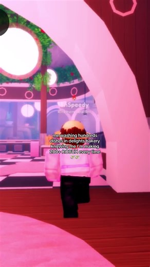 easy ROBUX!!! 🥰😍😱 game name: delights bakery 🍰🍪 #foryou #fyp #trending #delightsbakery #roblox