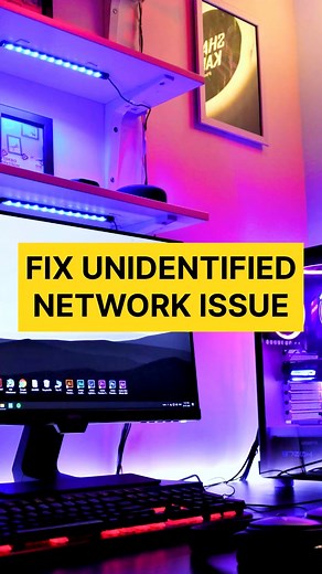 How to fix unidentified network issue on windows PC! || #Computer #window11 #tech #laptop #computertips #laptoptips #technology #pctipsandtricks #shorts #reelindia #reels #pctips #india | Techoilyas
