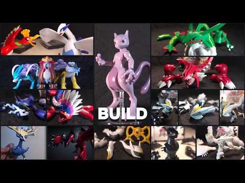FAST BUILD: All Legendary Pokémon Model Kits (Mewtwo to Miraidon)